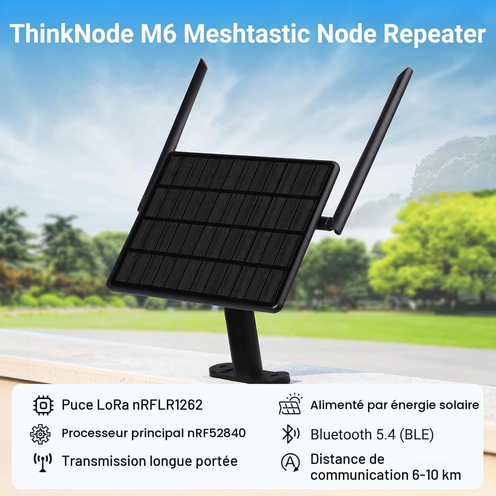 RELIO Solar M6 — Nœud LoRa solaire